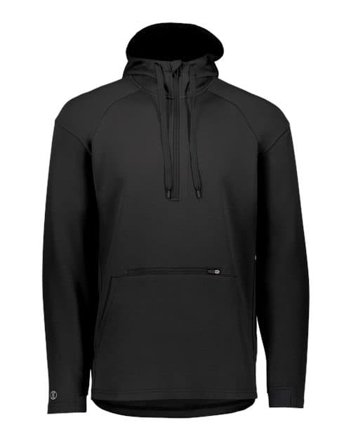 Holloway Men's Limitless Quarter-Zip Hooded Pullover thumbnail 2