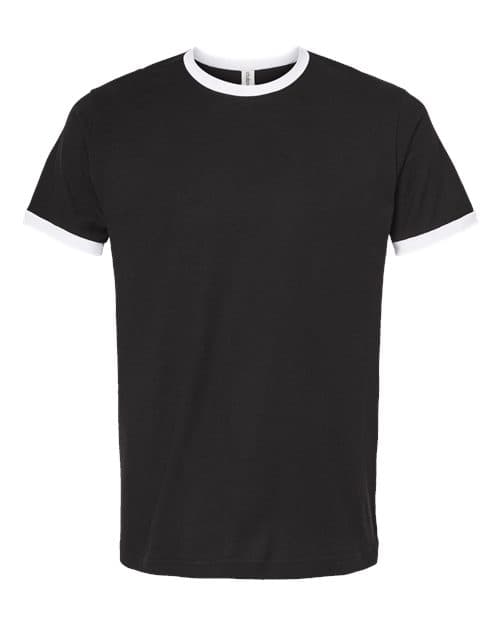 Tultex Unisex Fine Jersey Ringer T-Shirt thumbnail 3