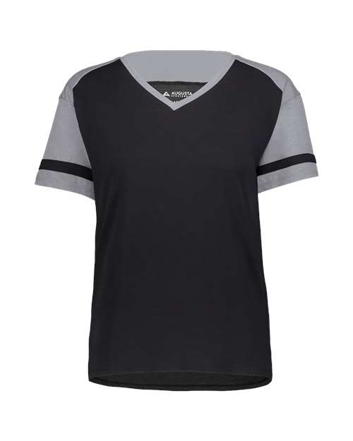 Augusta Sportswear Women's Triblend Fanatic 2.0 V-Neck T-Shirt thumbnail 2