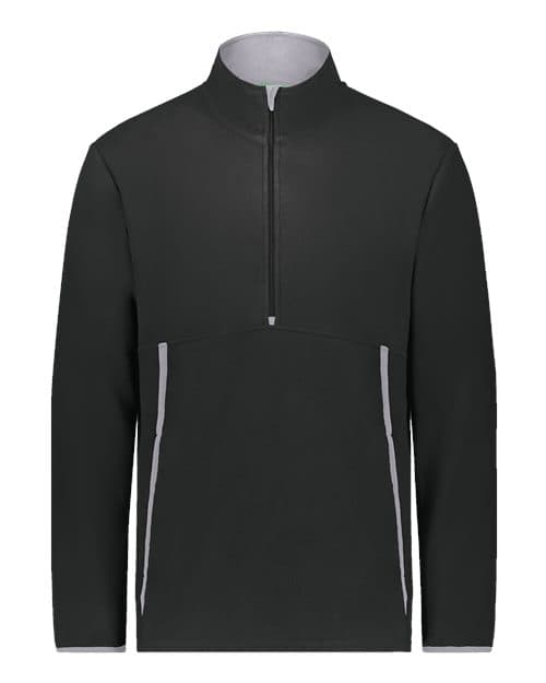 Augusta Sportswear Youth Eco Revive™ Polar Fleece Quarter-Zip Pullover thumbnail 2