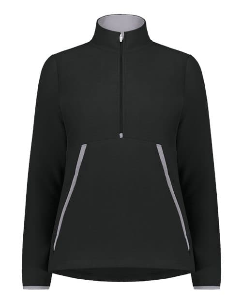 Augusta Sportswear Women's Eco Revive™ Polar Fleece Quarter-Zip Pullover thumbnail 2