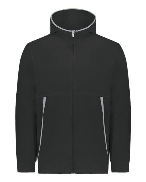 Augusta Sportswear Unisex Eco Revive™ Polar Fleece Hooded Full-Zip Jacket thumbnail 2