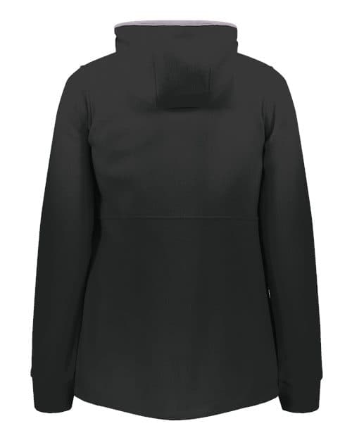 Augusta Sportswear Women's Eco Revive™ Polar Fleece Hooded Full-Zip Jacket thumbnail 3