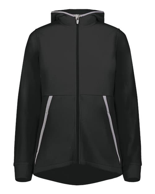 Augusta Sportswear Women's Eco Revive™ Polar Fleece Hooded Full-Zip Jacket thumbnail 2