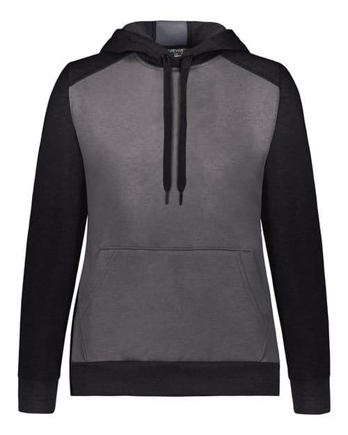 Augusta Sportswear Women's Eco Revive™ Three-Season Triblend Fleece Hooded Sweatshirt thumbnail 2