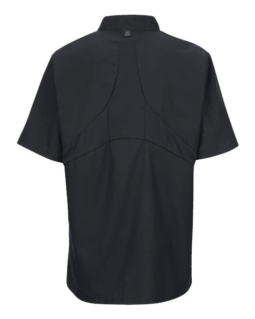 Chef Designs Mimix™ Short Sleeve Chef Coat with OilBlok thumbnail 3