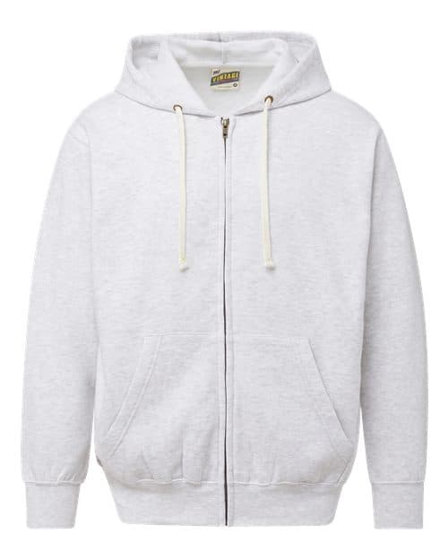 MV Sport Unisex Vintage Fleece Full-Zip Hooded Sweatshirt thumbnail 2