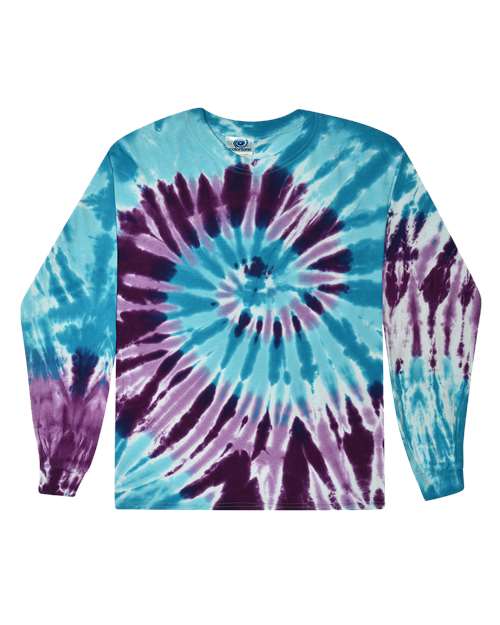 Colortone Unisex Tie-Dyed Long Sleeve T-Shirt thumbnail 2