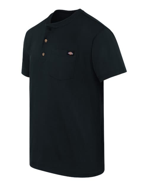 Dickies Men's Heavyweight Traditional Short Sleeve Henley thumbnail 4