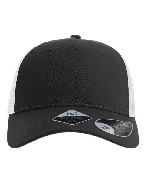 Atlantis Headwear Sustainable Five-Panel Trucker Cap thumbnail 2