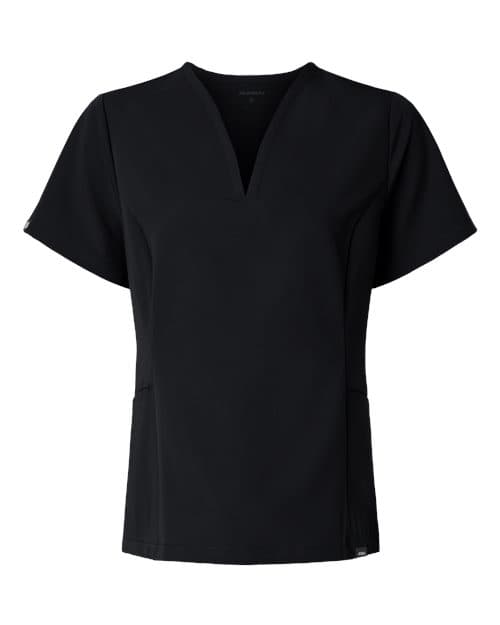 Jaanuu Women's Calix Fit & Flare Scrub V-Neck Top thumbnail 3