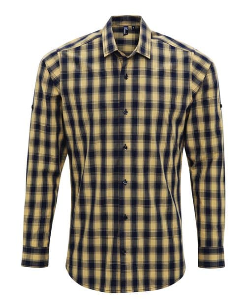 Artisan Collection by Reprime Men's Mulligan Check Cotton Shirt thumbnail 3