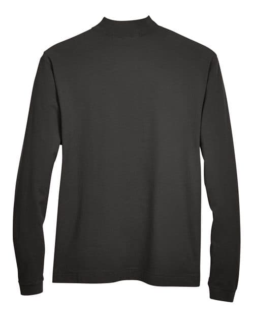 Devon & Jones Unisex Sueded Jersey Mock Neck T-Shirt thumbnail 4