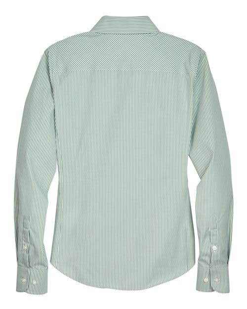 Devon & Jones Women's Crown Collection® Banker Stripe Woven Dress Shirt thumbnail 4