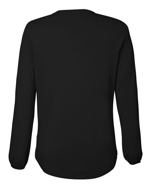 Devon & Jones Women's Raleigh Half-Placket Knit Top thumbnail 4