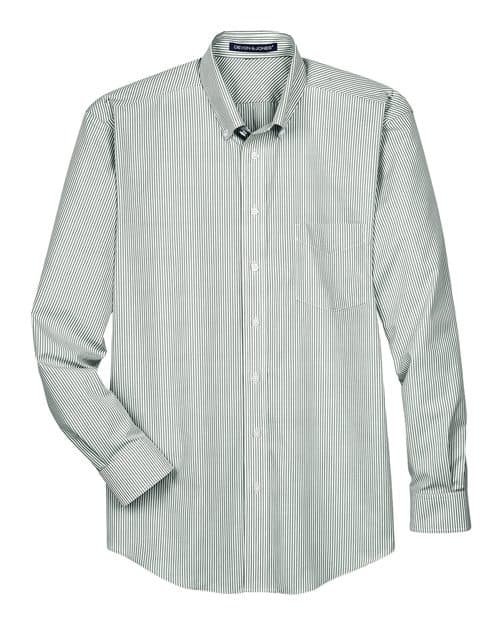 Devon & Jones Men's Crown Collection® Banker Stripe Woven Dress Shirt thumbnail 3