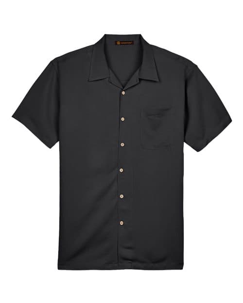 Harriton Men's Bahama Cord Camp Shirt thumbnail 3