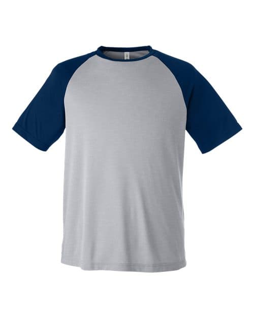 Team 365 Unisex Zone Colorblock Raglan T-Shirt thumbnail 3