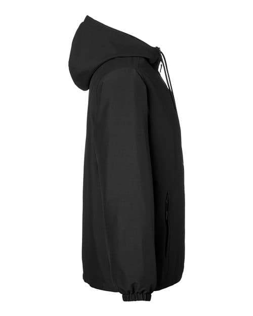Harriton Unisex Flex Twill Hooded Jacket thumbnail 6