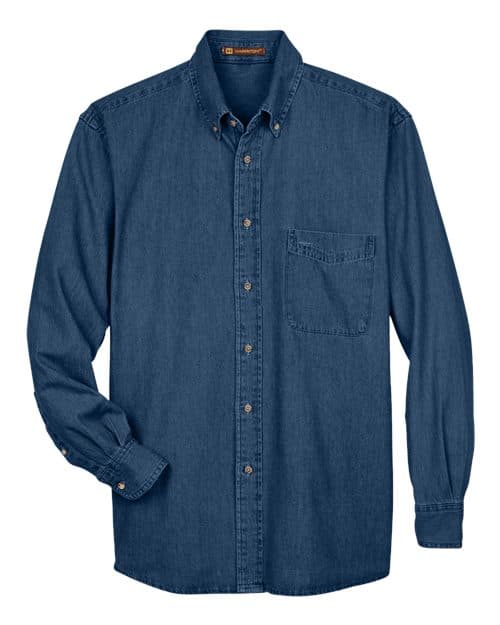 Harriton Men's Denim Shirt thumbnail 3