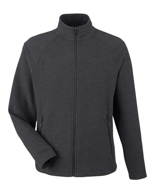 North End Men's Spirit Textured Full-Zip thumbnail 3
