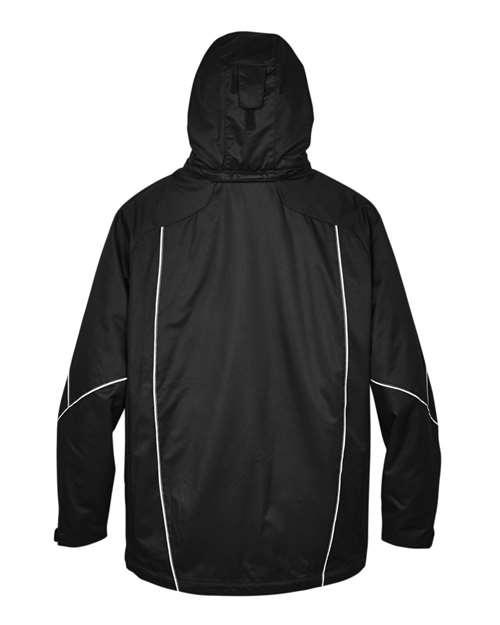 North End Men's Angle 3-In-1 Jacket with Bonded Fleece Liner thumbnail 4