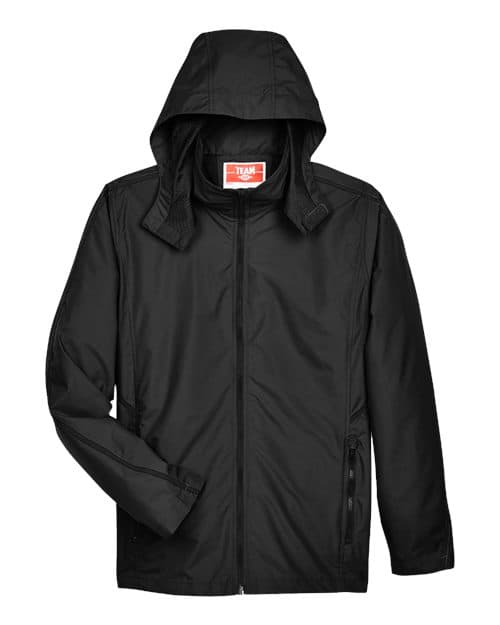 Team 365 Unisex Conquest Jacket with Mesh Lining thumbnail 3