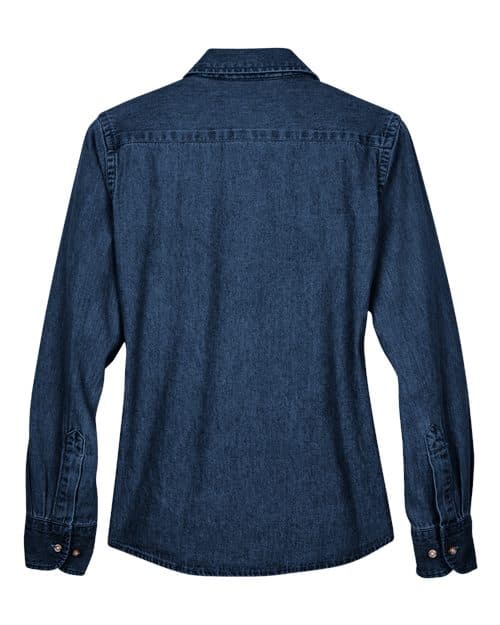 Harriton Women's Denim Shirt thumbnail 4