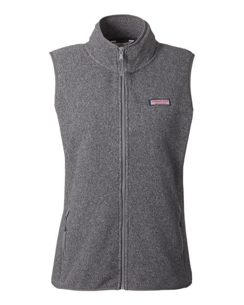 vineyard vines Women's Harbor Fleece Vest thumbnail 3
