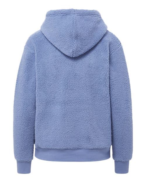 MV Sport Women's Starla Sherpa Hooded Pullover thumbnail 3