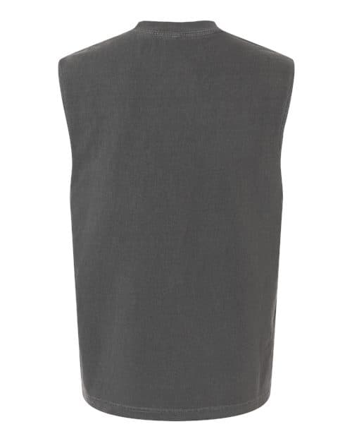 American Apparel Unisex Heavyweight Cotton Garment-Dyed Boxy Muscle Tee thumbnail 4