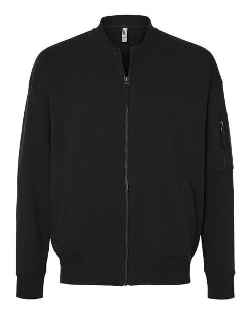 American Apparel Unisex French Terry Bomber Jacket thumbnail 3
