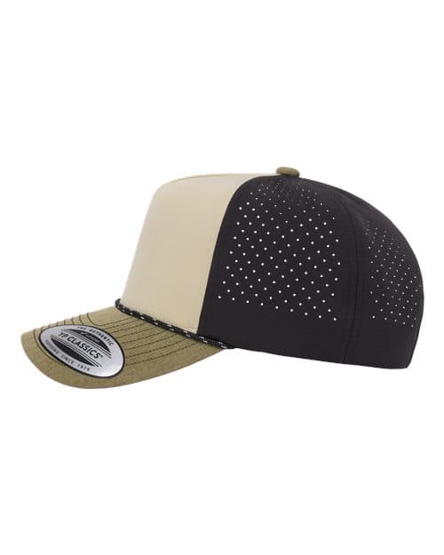 YP Classics Five-Panel Perforated Rope Cap thumbnail 4