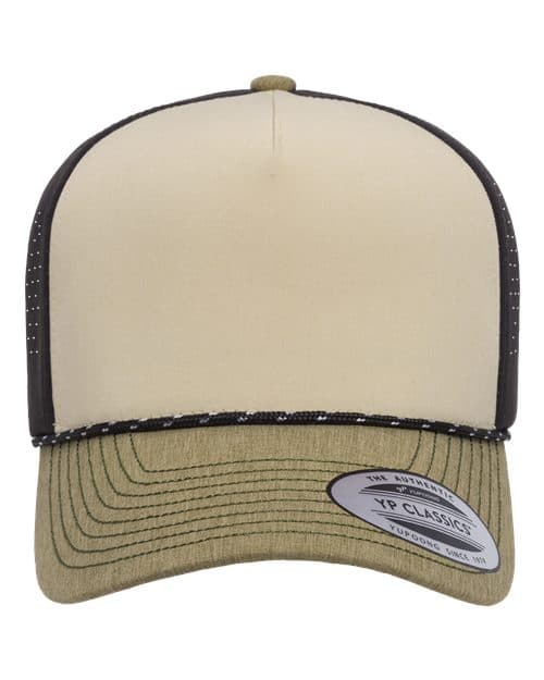 YP Classics Five-Panel Perforated Rope Cap thumbnail 2