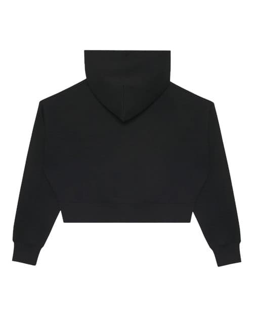 Lane Seven Women's Relaxed Cropped Full-Zip Hoodie Sweatshirt thumbnail 4