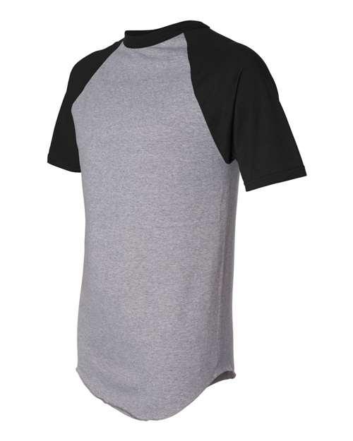 Augusta Sportswear Unisex Raglan Baseball Jersey thumbnail 4