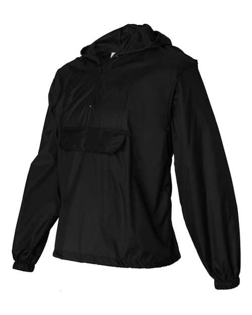 Augusta Sportswear Unisex Packable Half-Zip Hooded Pullover Jacket thumbnail 4