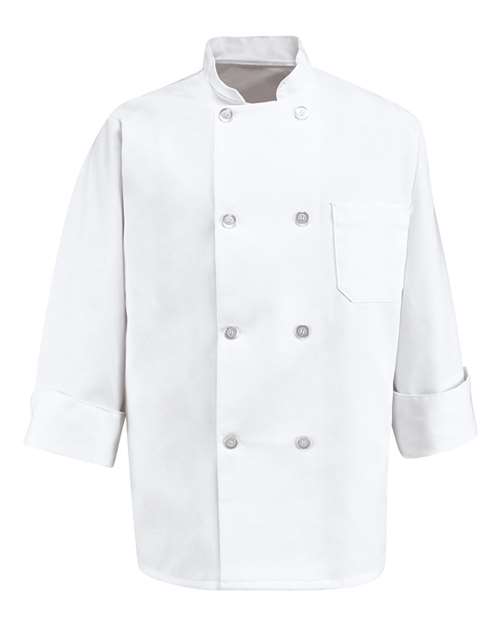 Chef Designs Eight Pearl Button Chef Coat thumbnail 2