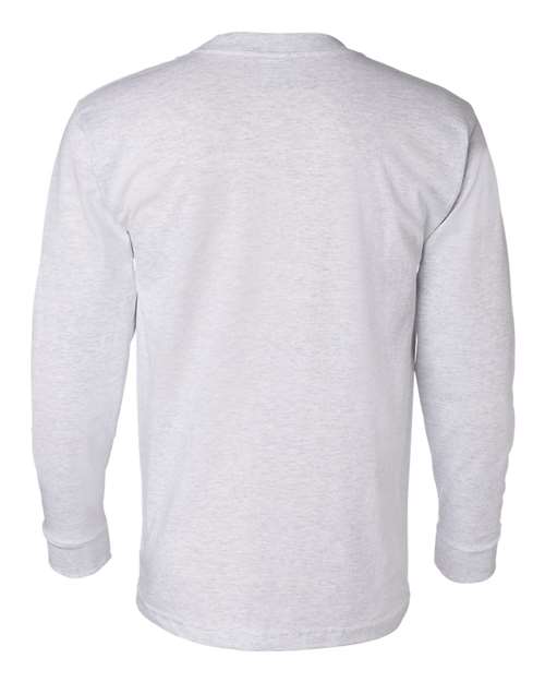 Bayside Unisex USA-Made Long Sleeve Pocket T-Shirt thumbnail 3