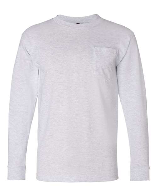 Bayside Unisex USA-Made Long Sleeve Pocket T-Shirt thumbnail 2