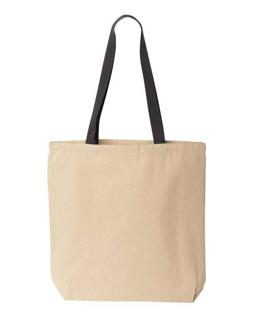 Liberty Bags Natural Tote with Contrast-Color Handles thumbnail 2