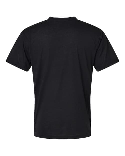 SubliVie Men's Blackout Polyester Sublimation Tee thumbnail 3