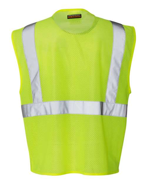 Kishigo Unisex Clear ID Vest with Zipper Closure thumbnail 3