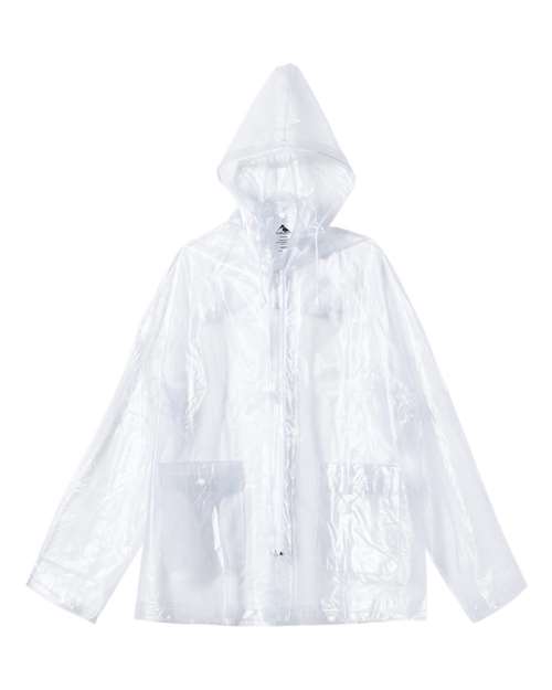 Augusta Sportswear Men's Clear Hooded Rain Jacket thumbnail 2