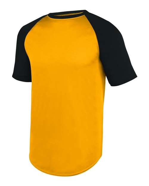 Augusta Sportswear Youth Wicking Short Sleeve Baseball Jersey thumbnail 2
