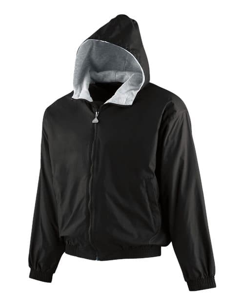 Augusta Sportswear Youth Hooded Taffeta Jacket thumbnail 2