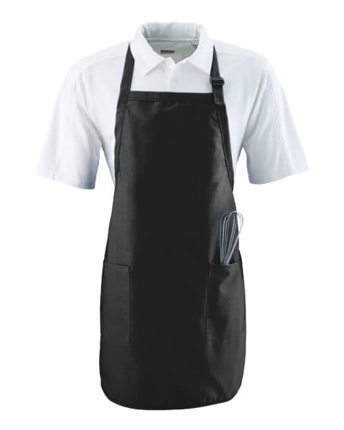 Augusta Sportswear Full Length Apron with Pockets thumbnail 2