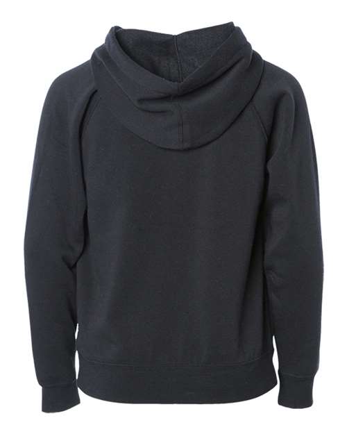 Independent Trading Co. Toddler Lightweight Special Blend Raglan Zip Hood thumbnail 3