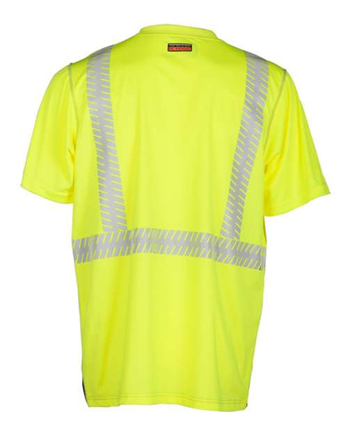 Kishigo Unisex Premium Brilliant Series® High Performance Class 2 T-Shirt thumbnail 3