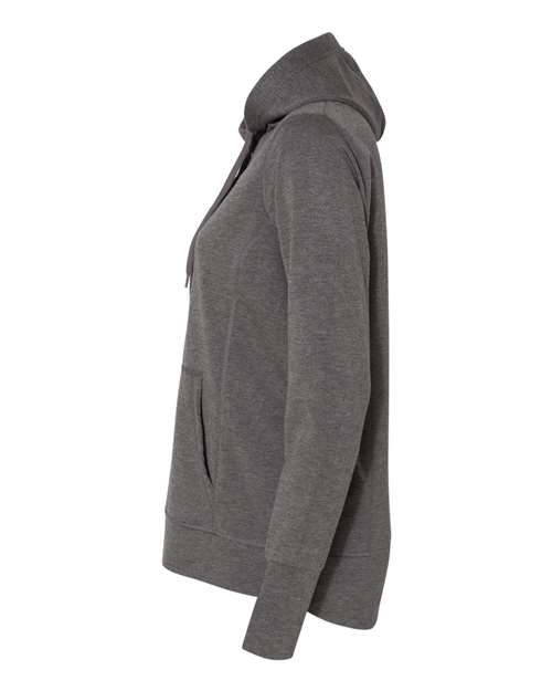J. America Women’s Omega Stretch Snap-Placket Hooded Sweatshirt thumbnail 4